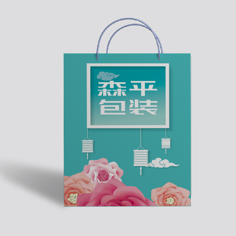 青蓝主题手提袋 -- 青